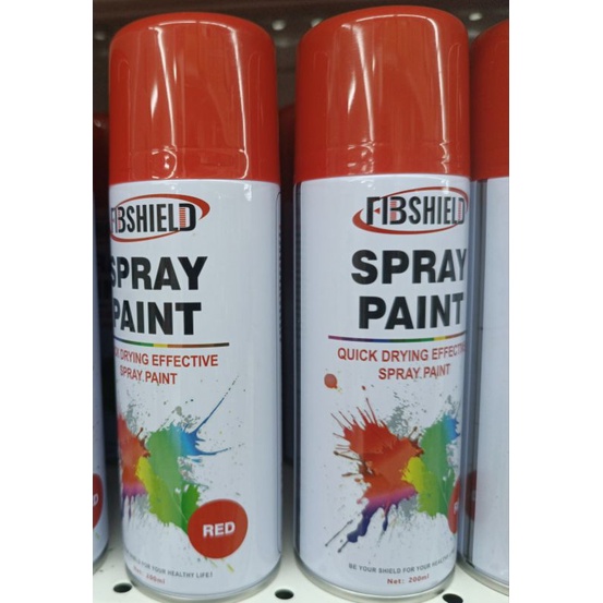 FIBSHIELD colour spray paint quick drying spray paint 200ml Shopee