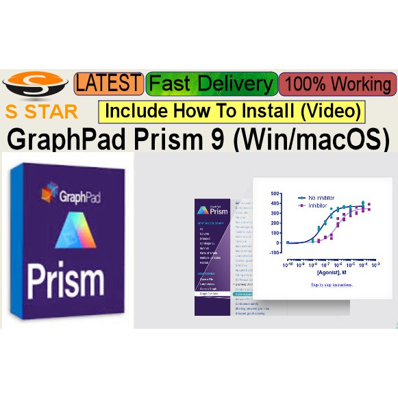 GraphPad Prism 9 (Win/macOS) [LIFETIME & FULL WORKING] Full Version