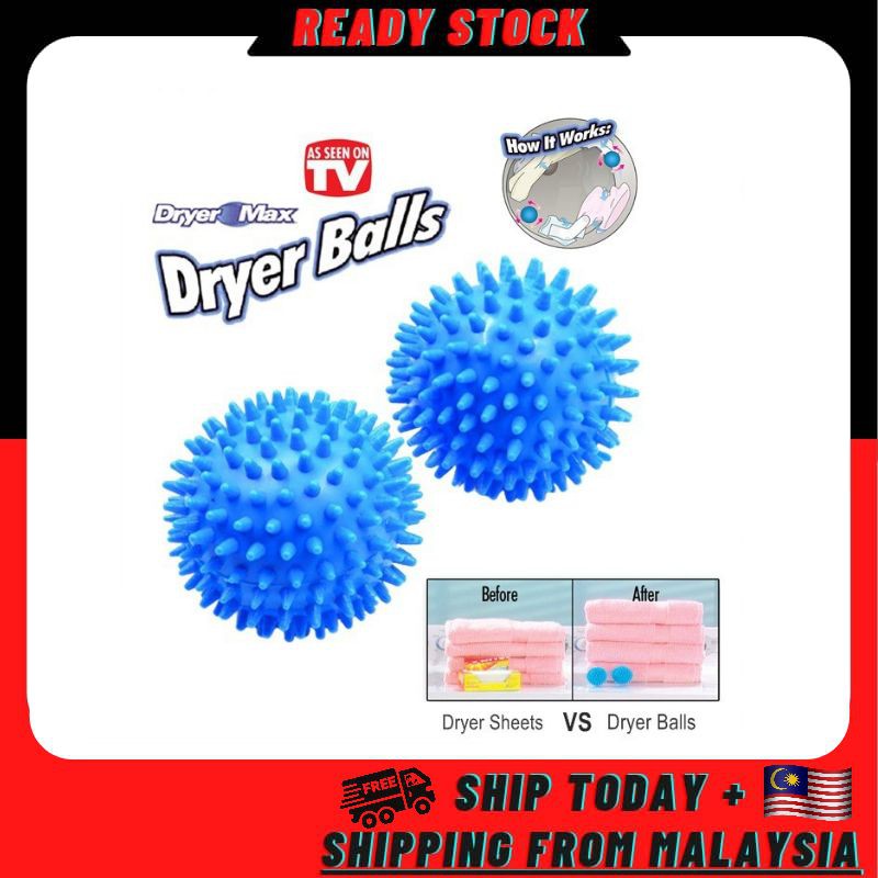 🔥READY STOCK 🔥Soften Clothes Washing Machine Special Blue Dryer Ball