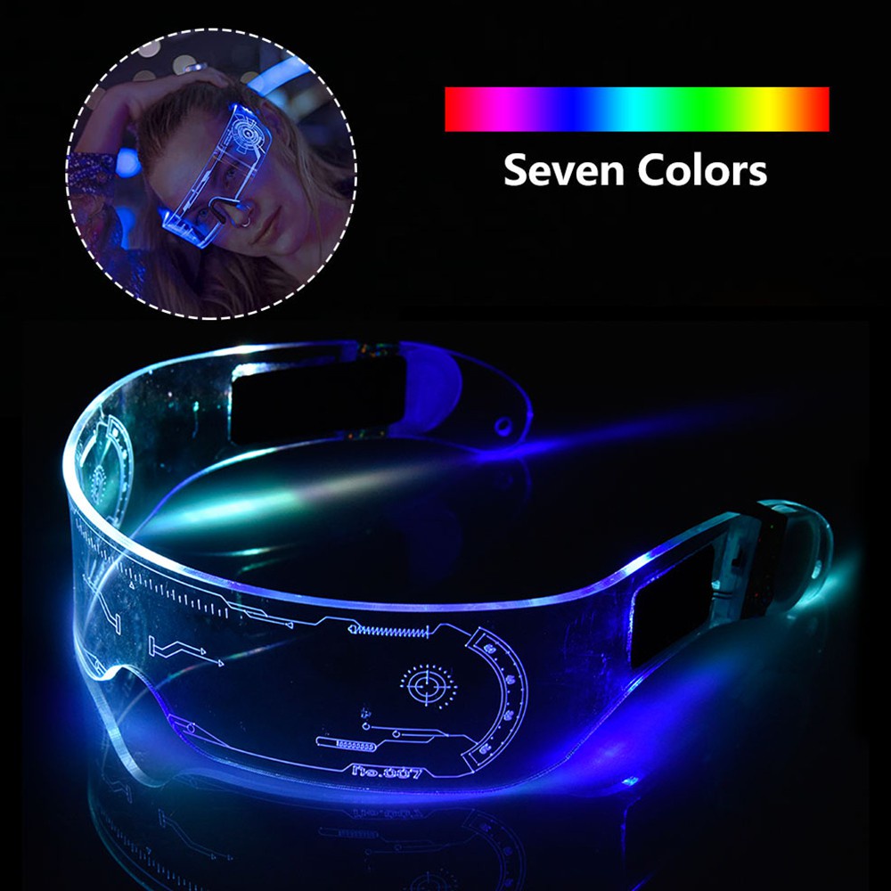 Led Cool Luminous Glasses EL Luminous Glasses Suitable for Tik Tok Live