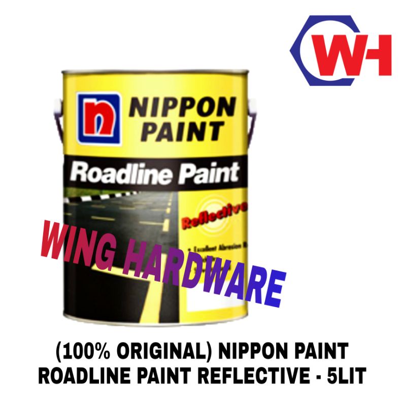 (100 ORIGINAL) NIPPON PAINT ROADLINE PAINT REFLECTIVE 5LIT Shopee