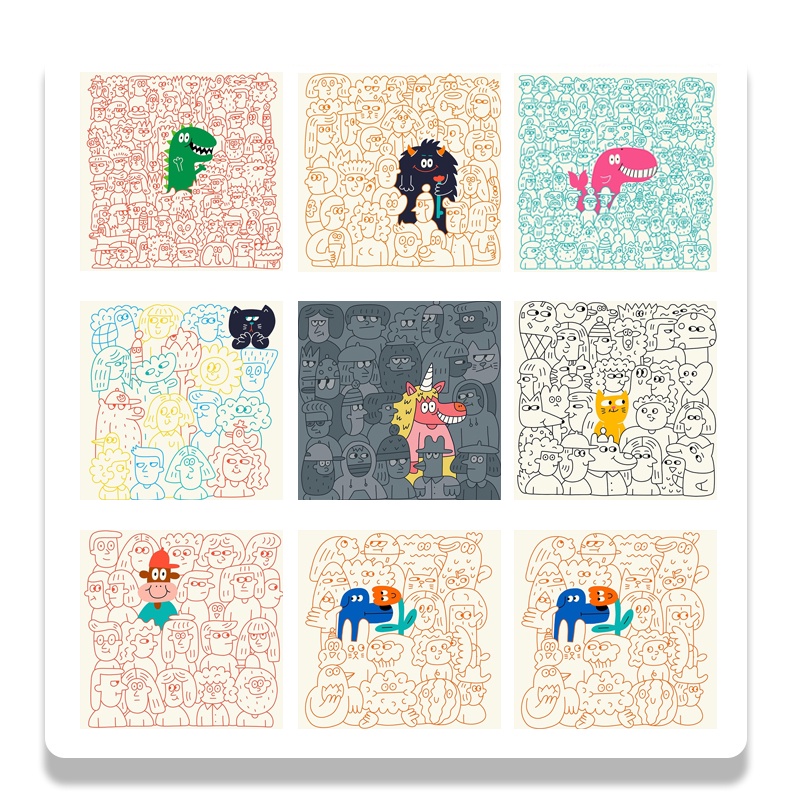 DROFE Special Small Size Painting By Numbers Wall Art