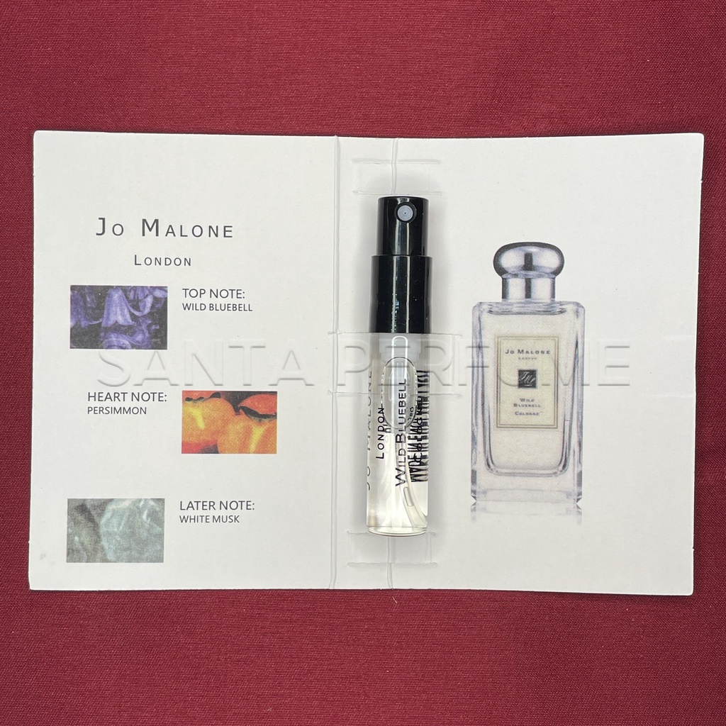 Jo Malone Wild Bluebell, 2011 2ML Perfume Sample Fragrance Shopee Malaysia