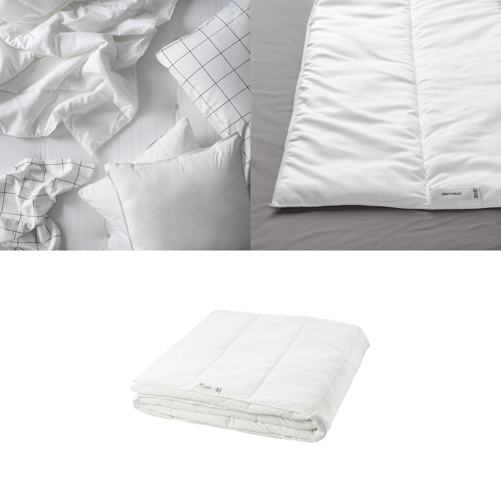 IKEA SAFFEROT Light Warm Duvet, Lightweight Quilts, Soft Fluffy Doonas
