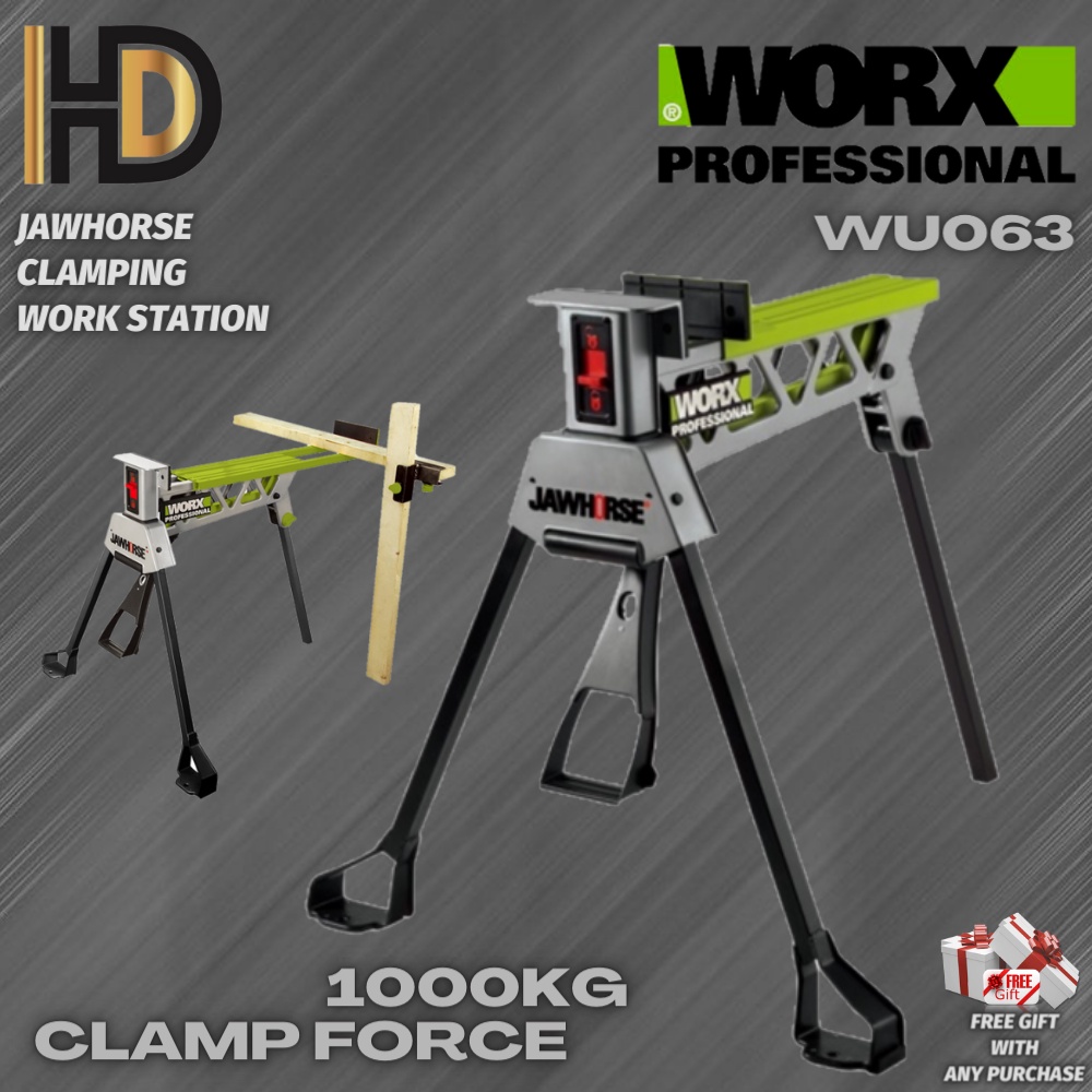 WORX WU063 JAWHORSE 940MM Portable Clamping Workstation / Clamping