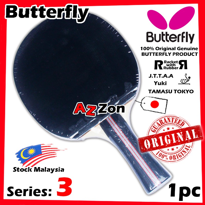 BUTTERFLY Series3 TBC302 Ping Pong Bat Butterfly Table Tennis Bat 100