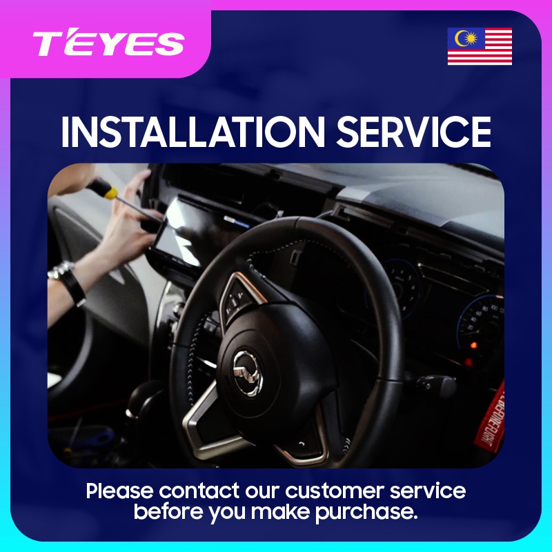 Teyes Head Unit / Car Player / Car Accessories Installation Services Shopee Malaysia