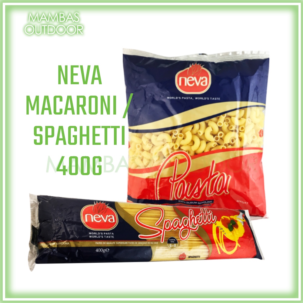 Neva Pasta Macaroni/Spaghetti 400g Cooking Noodle Masak Mee Italian