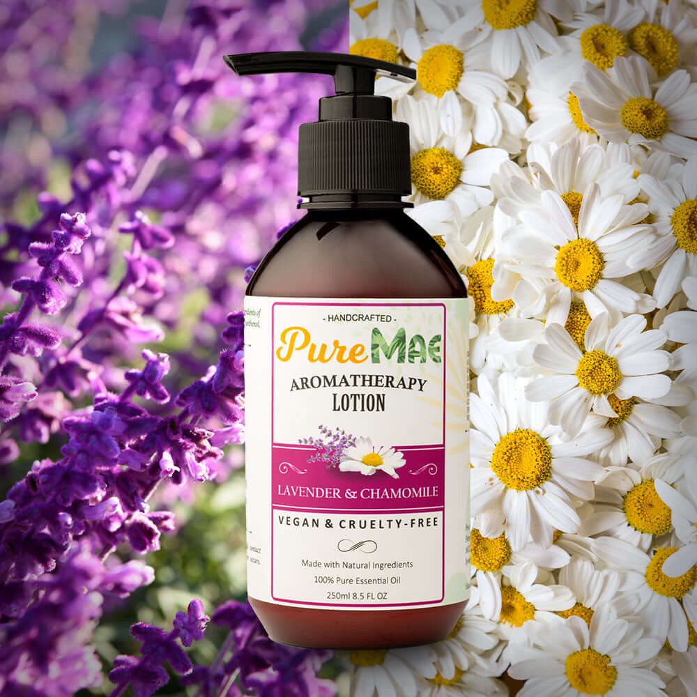 PureMAE Lavender & Chamomile Lotion for Eczema, Acne, Inflammation