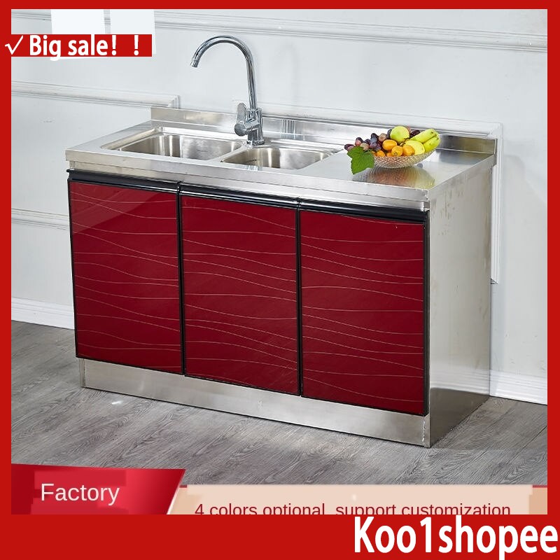 Stainless Steel Kitchen Simple Rental Room Home Stove