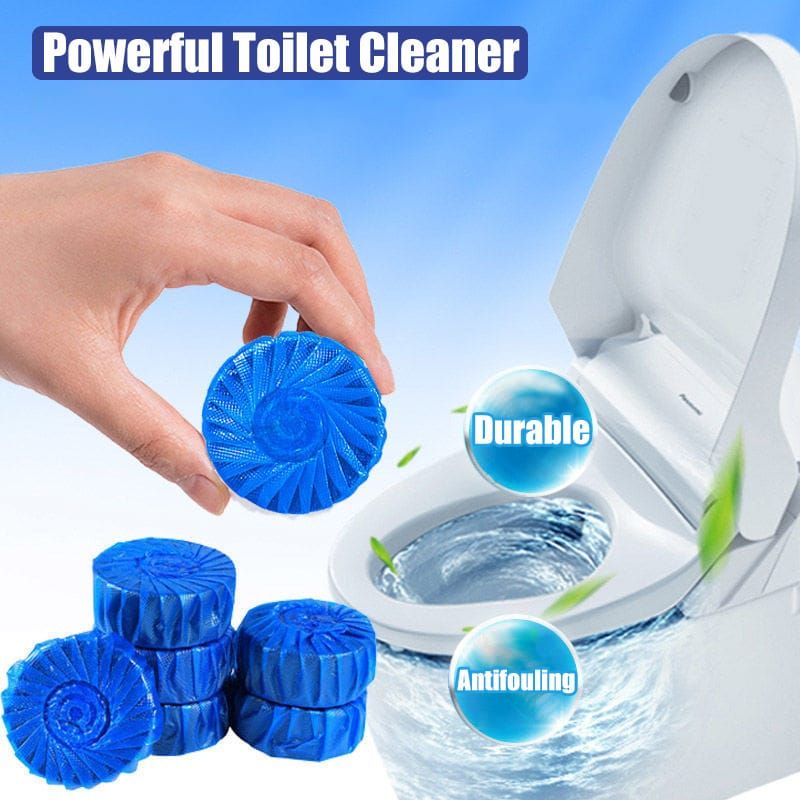 (1 pcs)Magic Auto Toilet Bowl Cleaner Blue Bubble Flush Bathroom Clean Individual Packaging