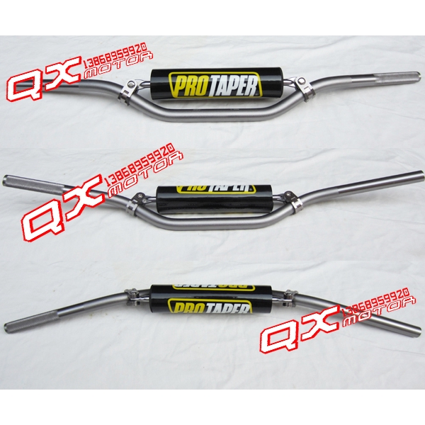 Off road motorcycle parts refit 5mm thick aluminum alloy high strength 22mm straight handlebar