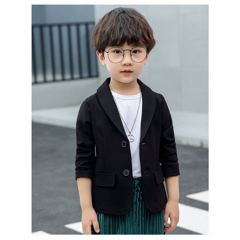 【Ready Stock】 🔥Ready Stock 🔥2 Colors Baby Boys Blazer Jacket Baby Kids