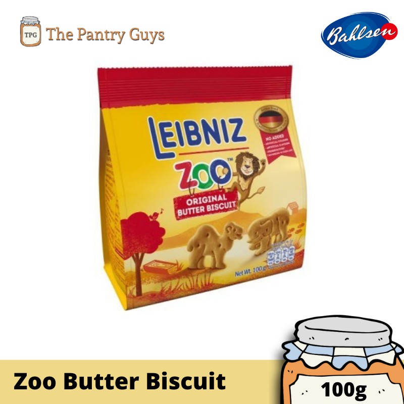 Bahlsen Zoo Original Kids Butter Biscuits Made In Germany (100g