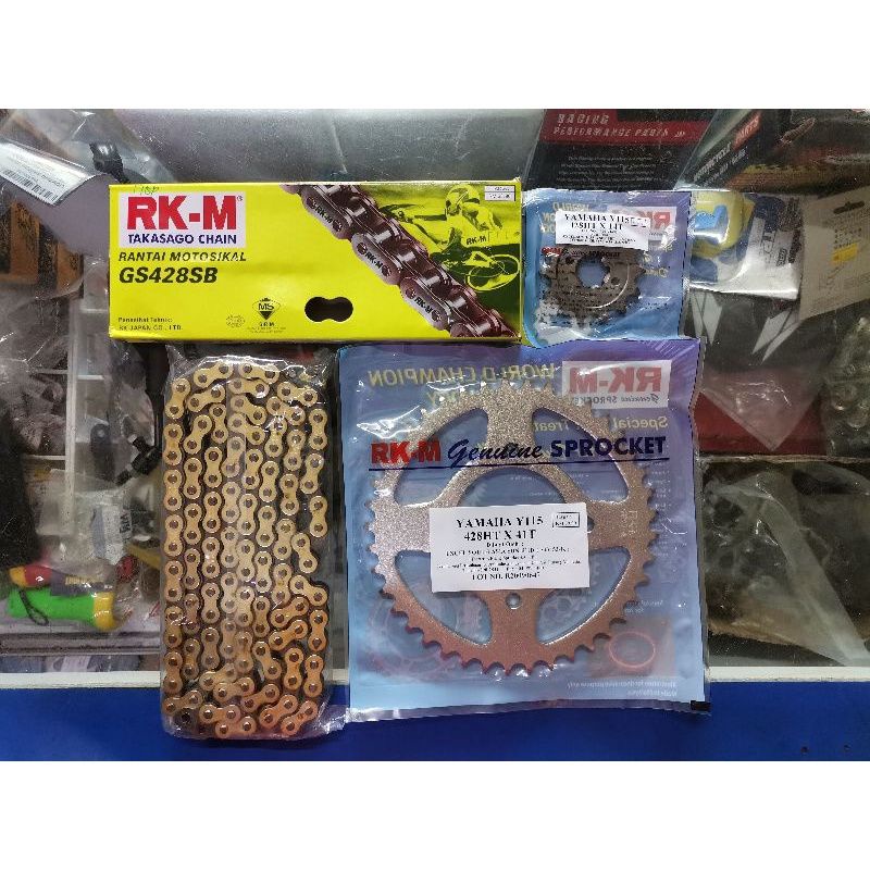 💯original RKM RKM Yamaha Lagenda 115z/zr SRL115z/zr sprocket Chain