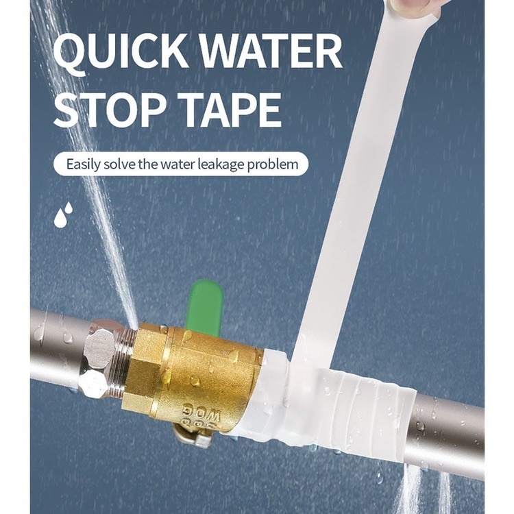 Adhesive Tape Leaky Duct Tape Water Leakage Pipe Seal Repair Tape Fiber