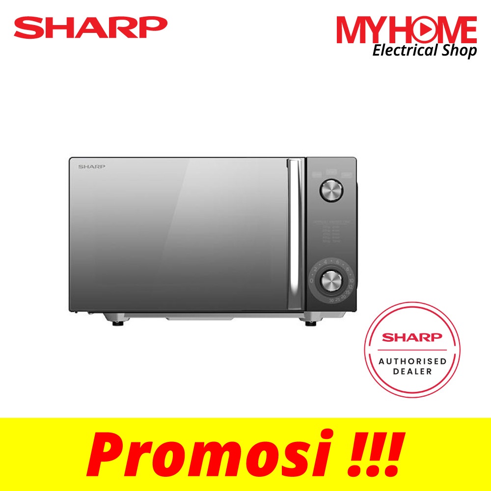 SHARP R2121FGK 20L MECHANICAL DIAL FLATBED MICROWAVE OVEN Shopee Malaysia