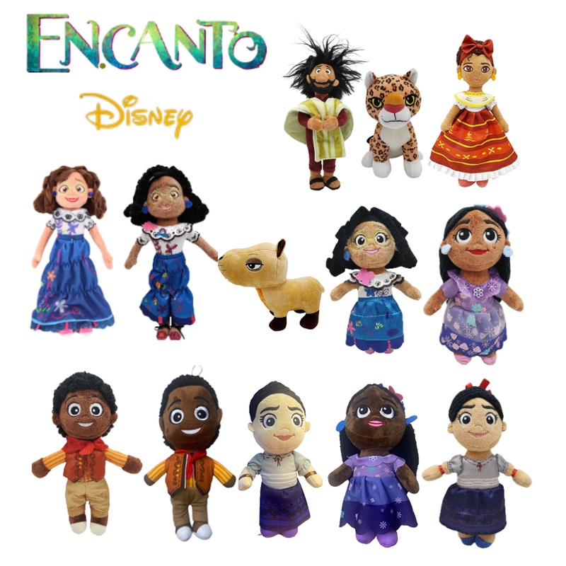 HOT 41cm Encanto Plush Doll Bruno Dolores Madrigal Juliet Isabela Luisa
