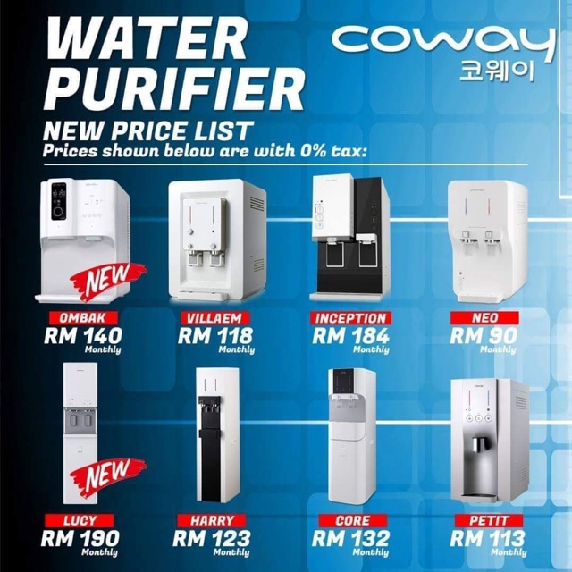 Coway Water and Air Purifier Shopee Malaysia