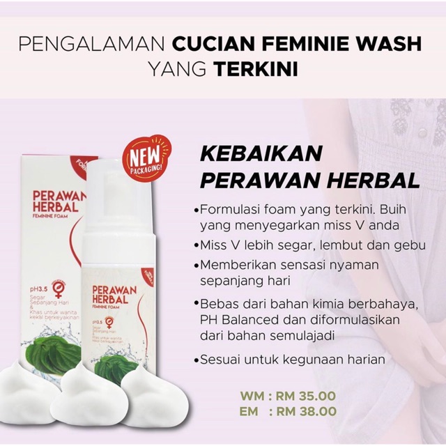 PERAWAN HERBAL WASH by DHERB Shopee Malaysia
