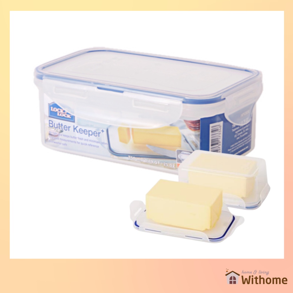 [LocknLock] New Butter Dish Keeper Container HPO956 750ml / Lock&Lock