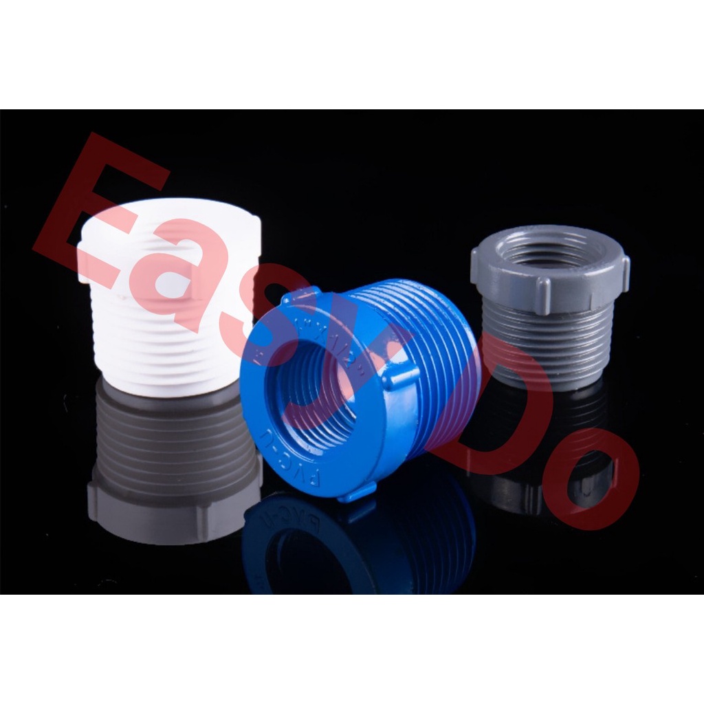 PVC PIPE FITTING POLY REDUCING BUSH 1/2 inch / 3/4 inch / 1 inch