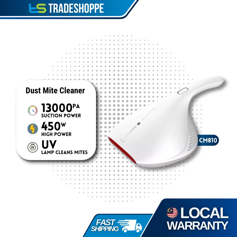 CM 810 Dust Mite UV Vacuum Cleaner UVC Sterilization Corded Anti Dust