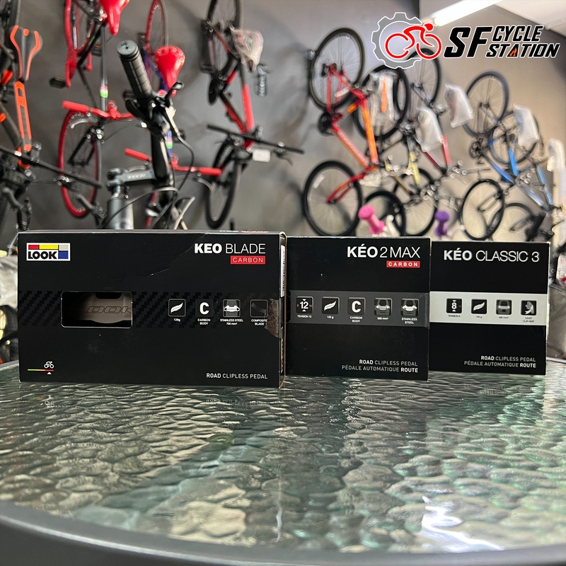 ROAD BIKE CLIPLESS PEDAL ORIGINAL LOOK KEO BLADE / KEO 2 MAX / CLASSIC