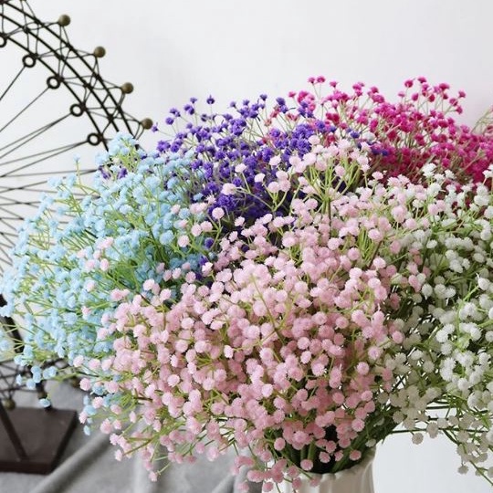 [M'sia] Artificial Baby Breath Flower Gypsophila Wedding Home Decors Shopee Malaysia