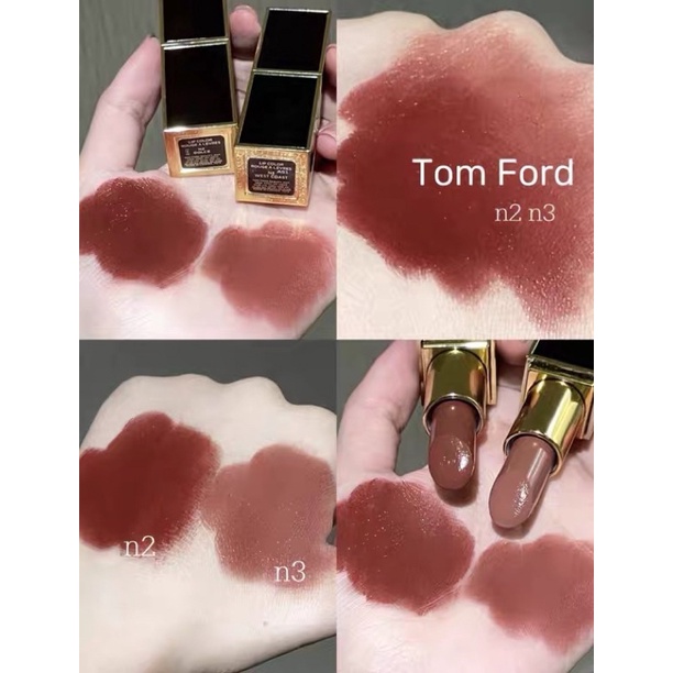 (New Model) Tom Ford Lip Color Lipstick Nude N1, N2, N3 - New Model TF
