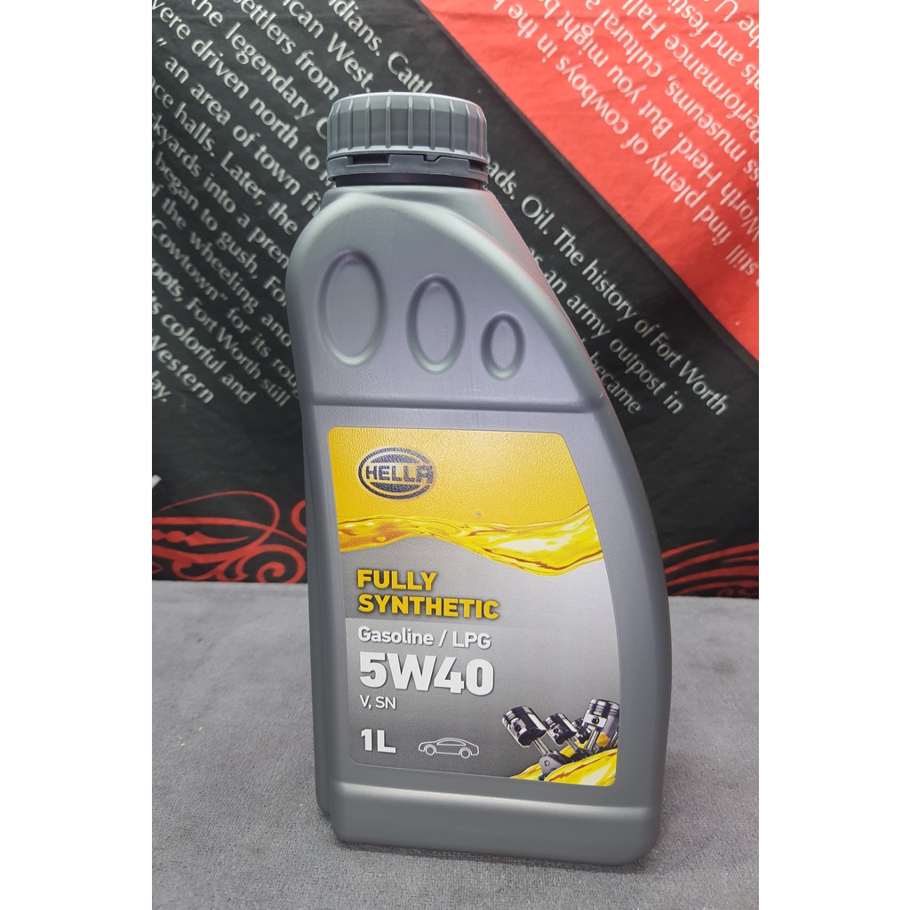 100 Guaranteed Genuine 5W40 Fully Synthetic Engine Oil 1 Litre OEM HELLA (Made in Korea