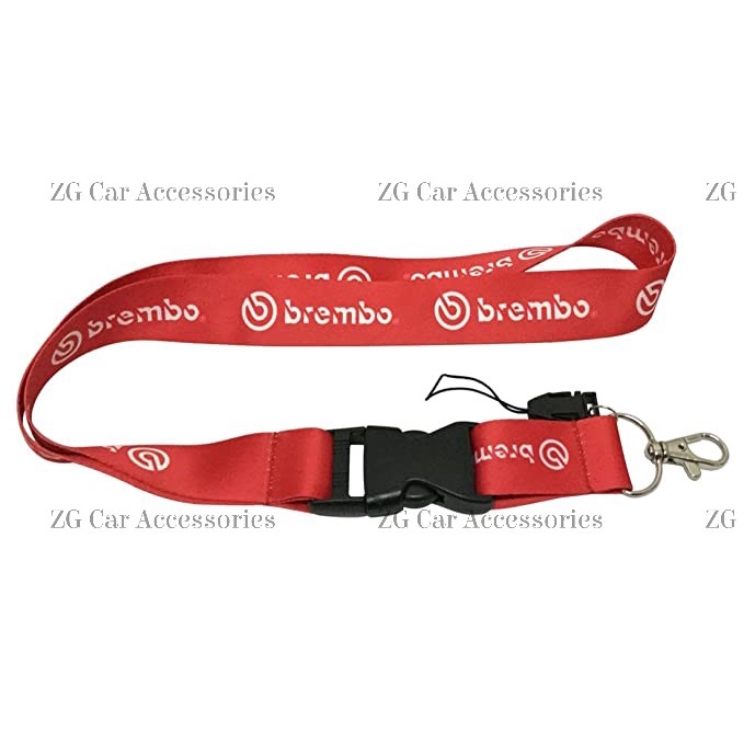 Custom JDM Style Double Side Car Brand Logo Lanyards Keychain Honda