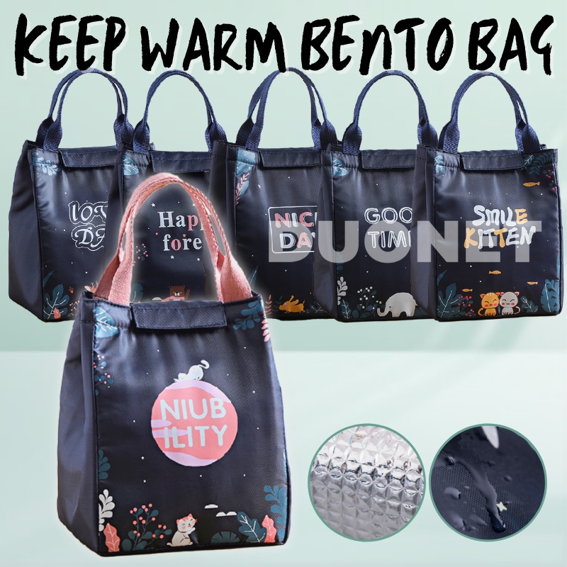 Bento Bag Warmer Bags for Launch Box Keep Warm Container Thermal