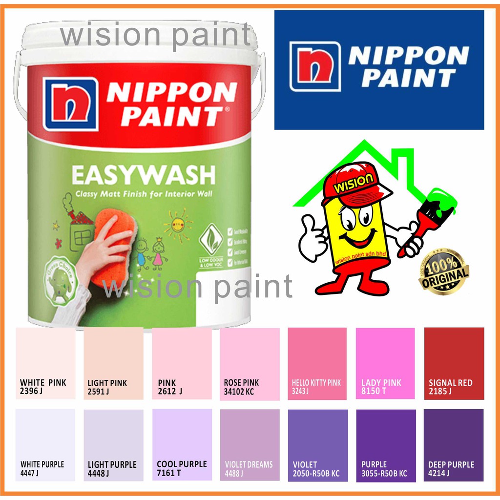 1L Nippon Paint easy wash white / ( nippon easywash ）mixed / cat nippon