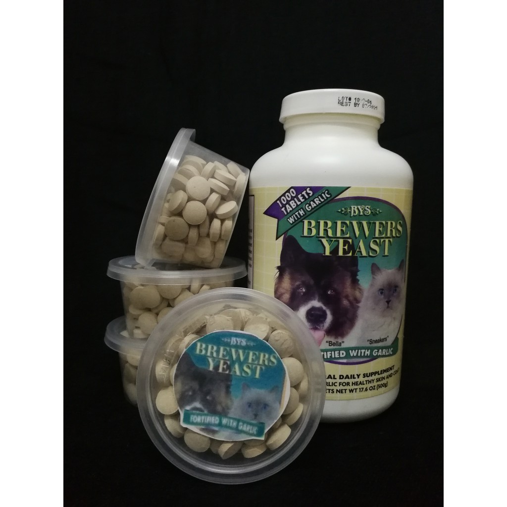 BYS Brewers Yeast Fortified With Garlic 30 Tablets Repack Shopee