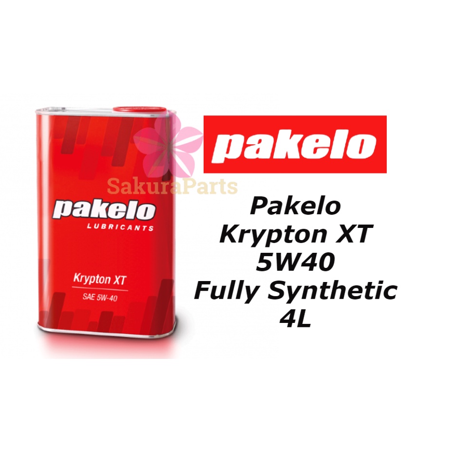 Pakelo Krypton XT 5w40 Fully Synthetic Engine Oil 4L (MADE IN ITALY