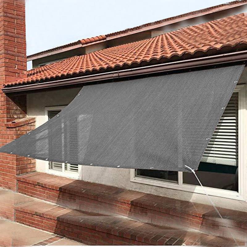 Thicken Grey Balcony Safety Fence Net Screen Terrace Cover Sun Shade