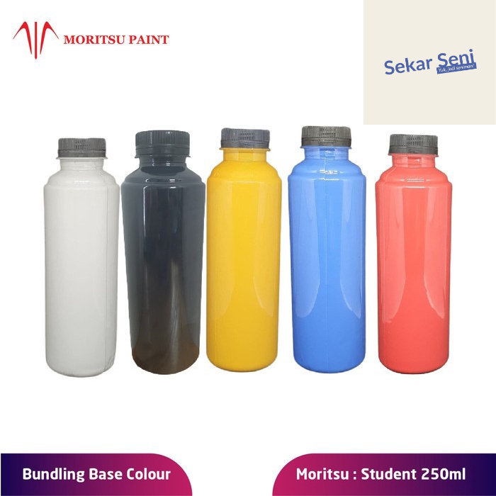 Acrylic Paint Set Moritsu Acrylic Paint Student Edition 250ml Shopee