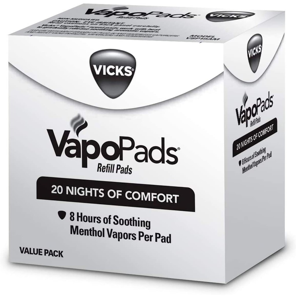 Vicks Personal Steam Inhaler Cough & Congestion Relief Vapor Pad