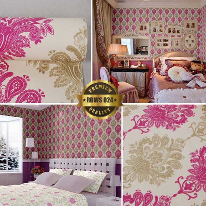 Wallpaper Wall sticker Minimalist batik motif 10m x 45cm Shopee Malaysia