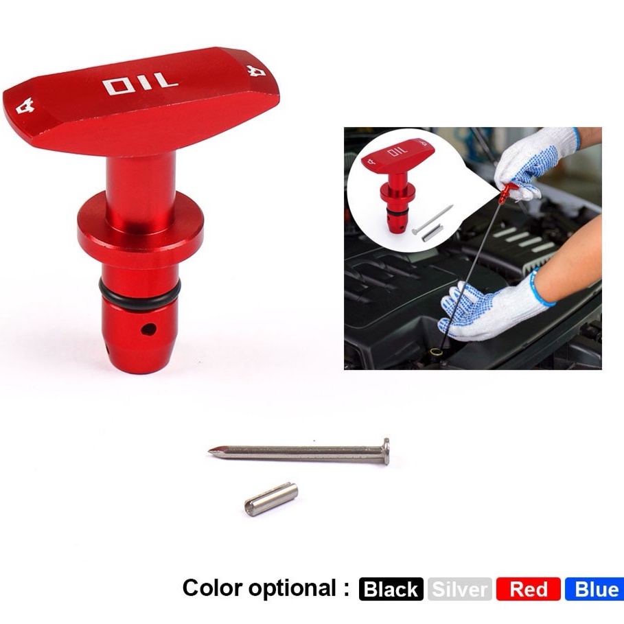 Universal Car Engine Oil Dipstick Pull Handle Aluminum Billet Handle