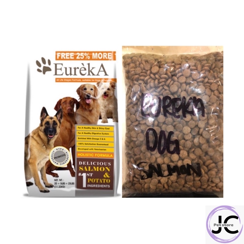 Eureka Dog Food Salmon Makanan Anjing Jaga Bulu 1KG Shopee Malaysia