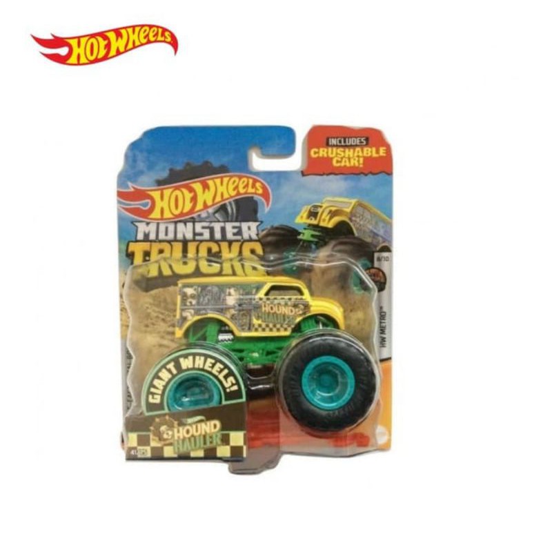 Hot WHEELS MONSTER TRUCK HOUND HAULER HW METRO DIECAST TRUCK RACING