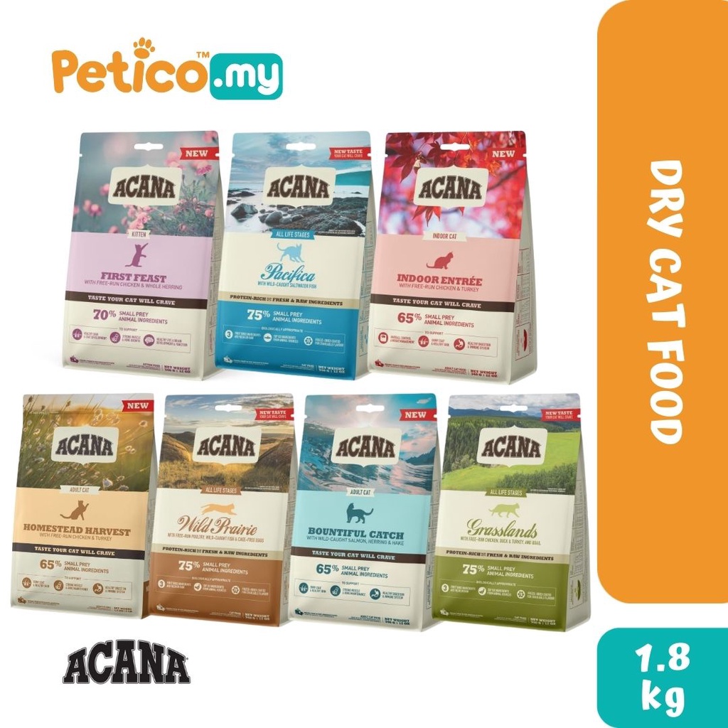 Acana 1.8KG Adult/ Kitten Dry Cat Food (Bountiful/ First Feast