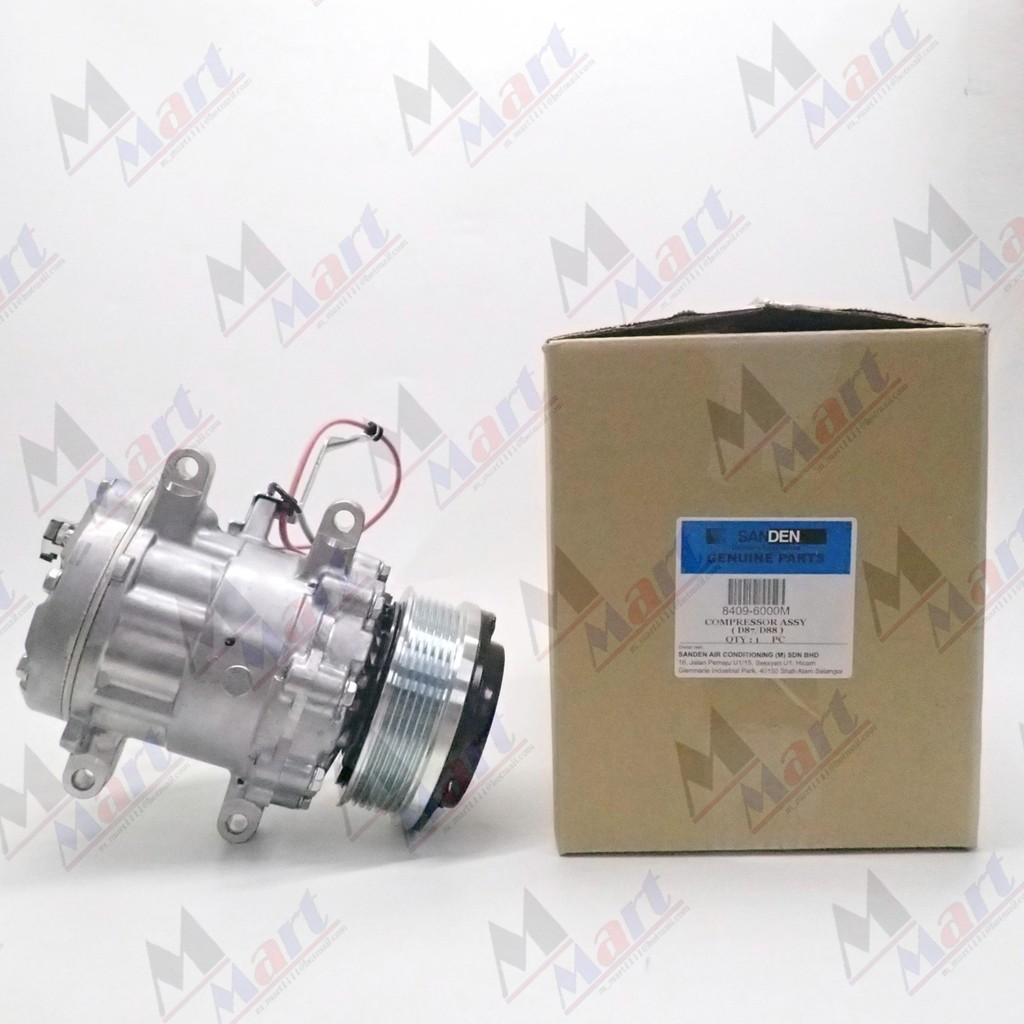 Perodua Axia Air Cond Compressor (Sanden / Local New / Recond) Shopee