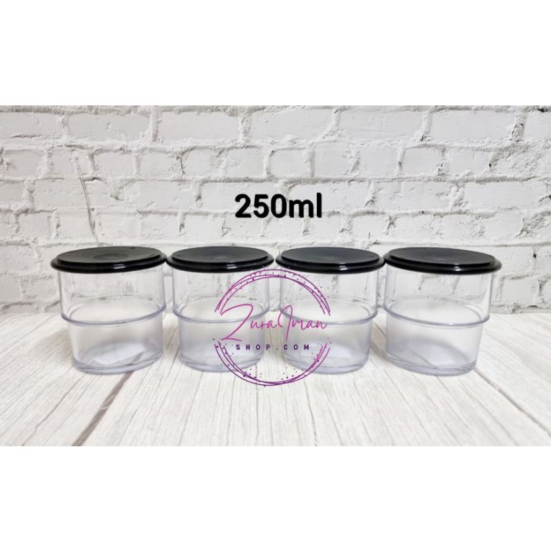 Tupperware Clear Low Glass Set Shopee Malaysia