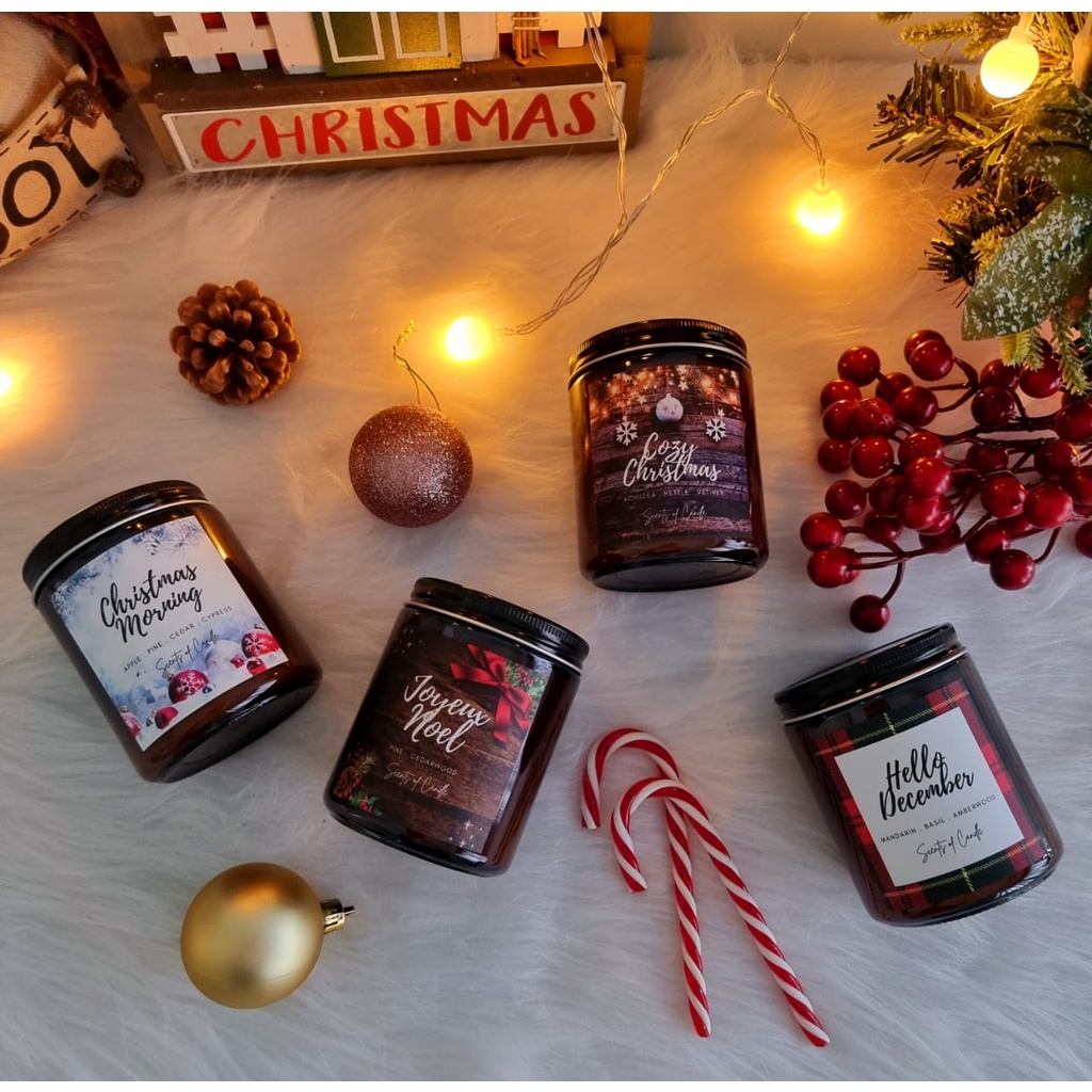 🎄Scents of Candle Christmas Limited Edition Scented Candles Lilin