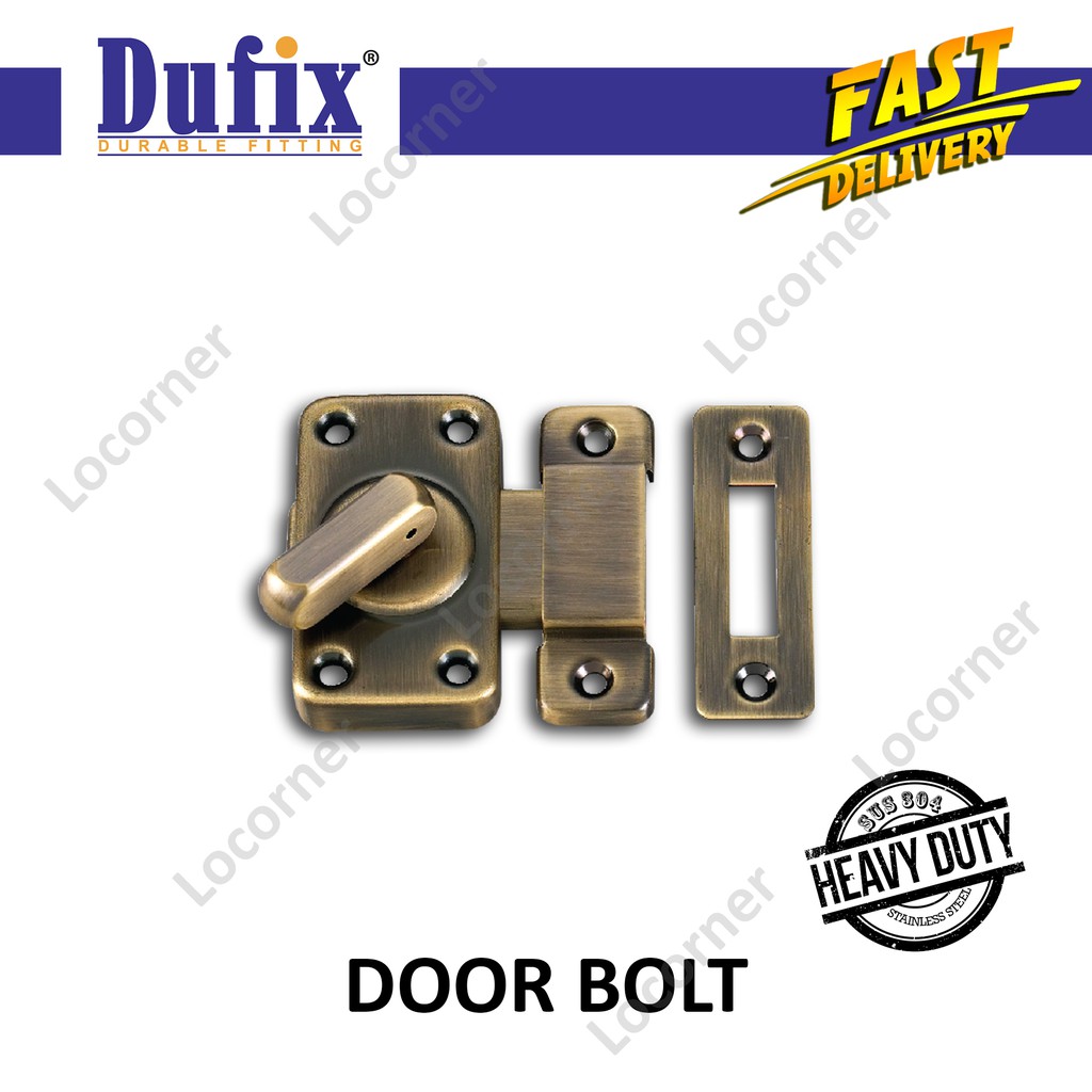 DUFIX Stainless Steel Door Bolt DB66 Surface Lock Doors Shopee Malaysia