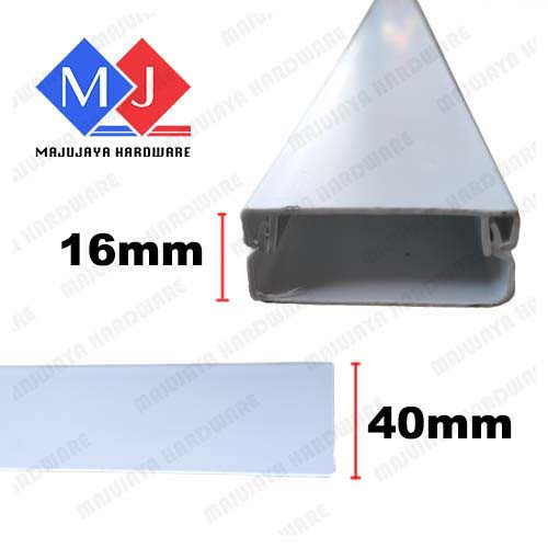 6FT PVC Wiring Casing Electrical Casing Trunking Wire Casing Elektik