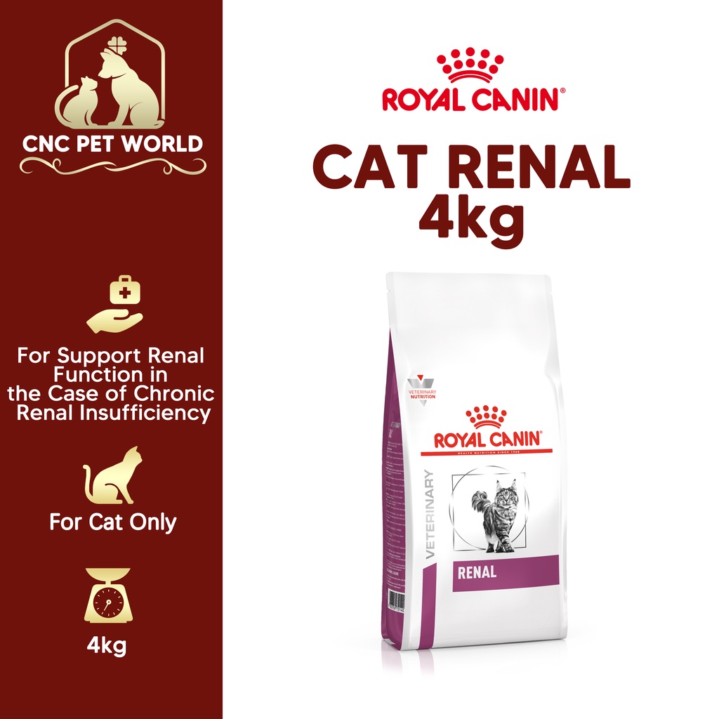 【ROYAL CANIN】 CAT RENAL 4KG Dry Cat Food Shopee Malaysia